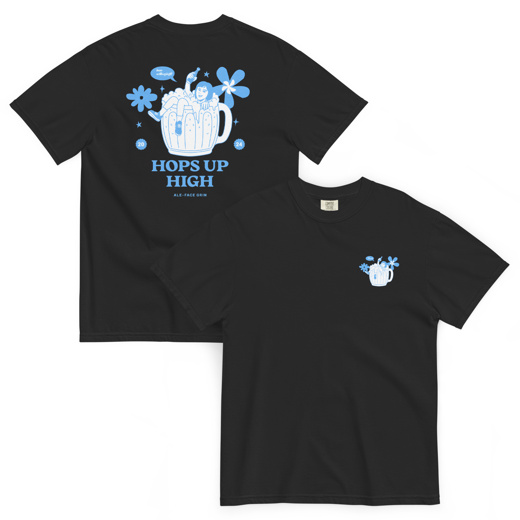 HOPS UP HIGH heavyweight Tee