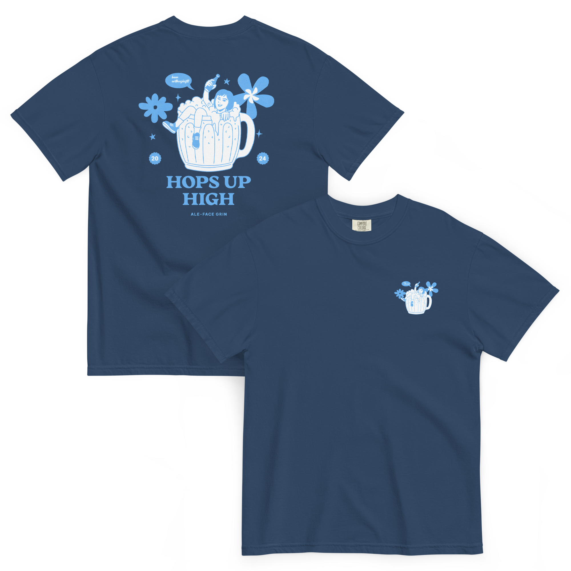 HOPS UP HIGH heavyweight Tee